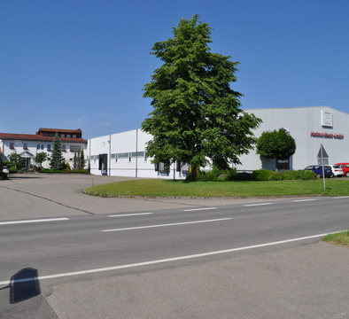 Die Produktionshalle von Eberle in Oberberken